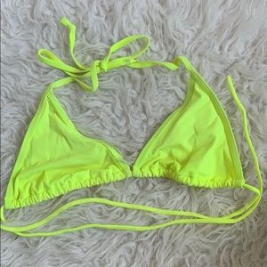 Victoria’s Secret Bikini Top L Large Yellow